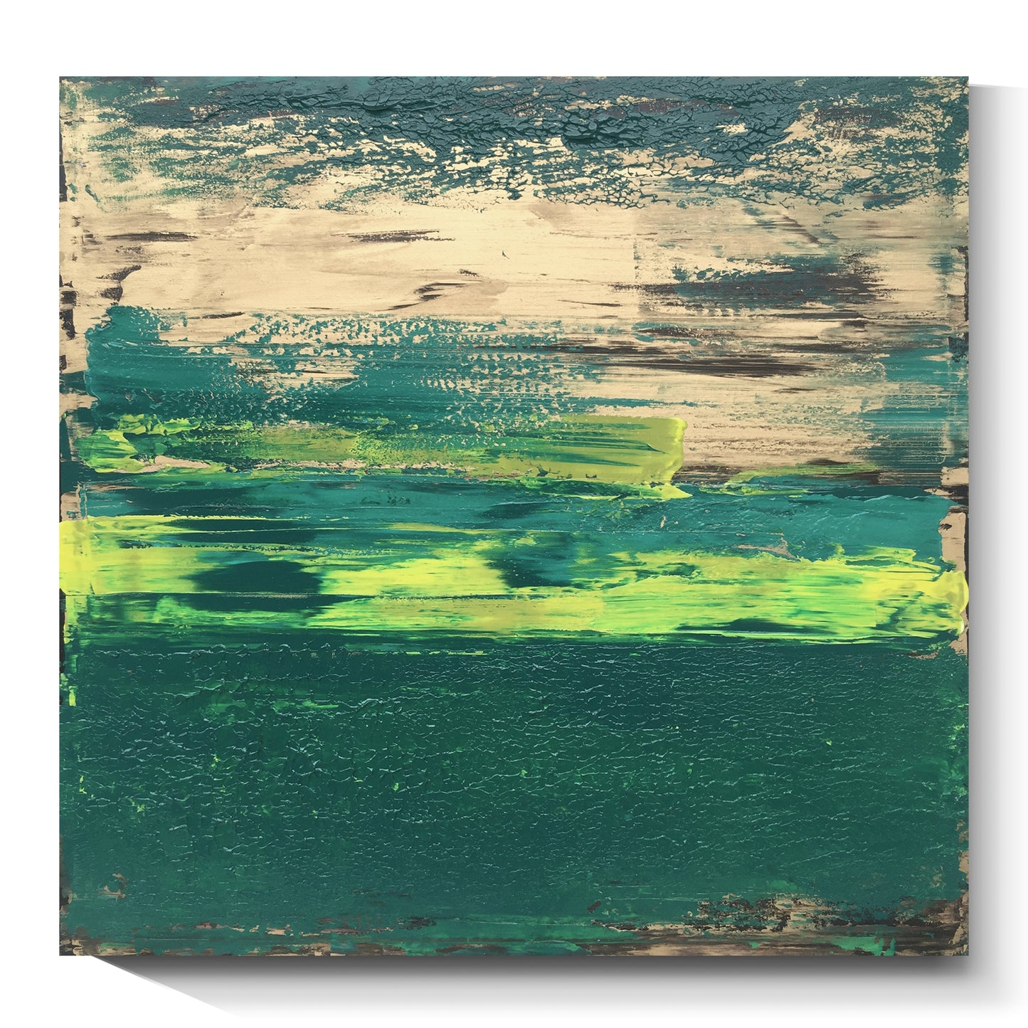 "Green Field"Hand Painting