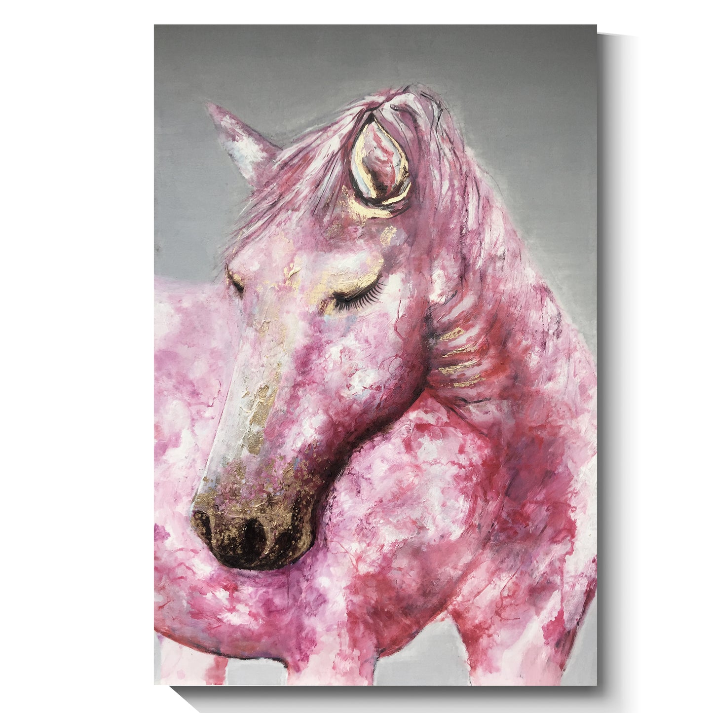 Modern abstract wall art, hand-painted oil painting