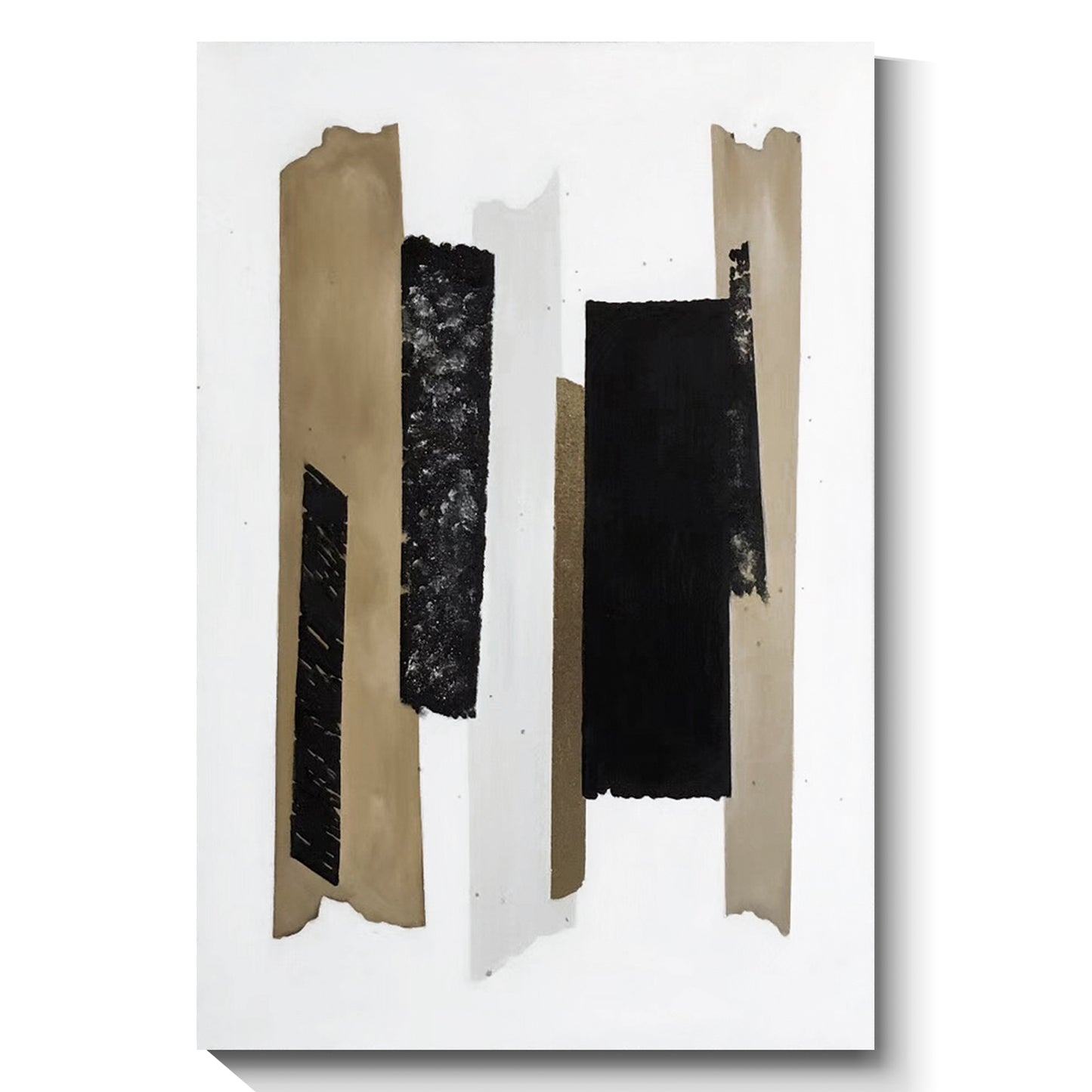 Modern abstract wall art, hand-painted oil painting