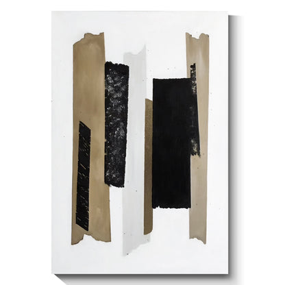 Modern abstract wall art, hand-painted oil painting