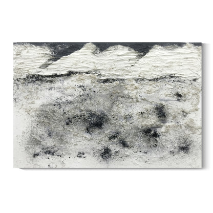 Banner modern abstract wall art, hand-painted oil painting