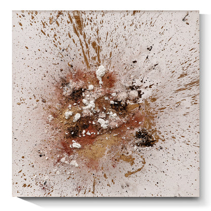 Modern abstract wall art, hand-painted oil painting