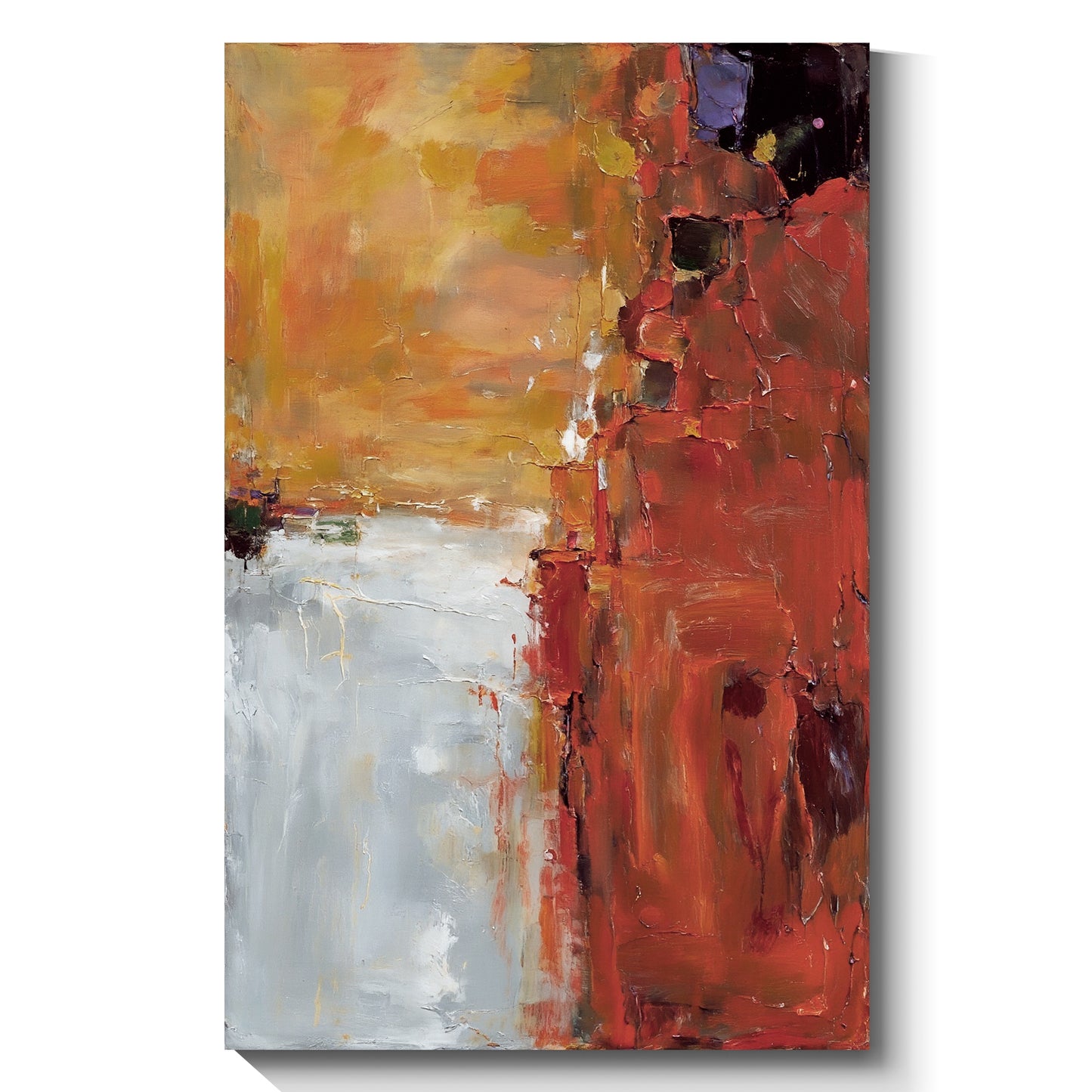 Modern abstract wall art, hand-painted oil painting