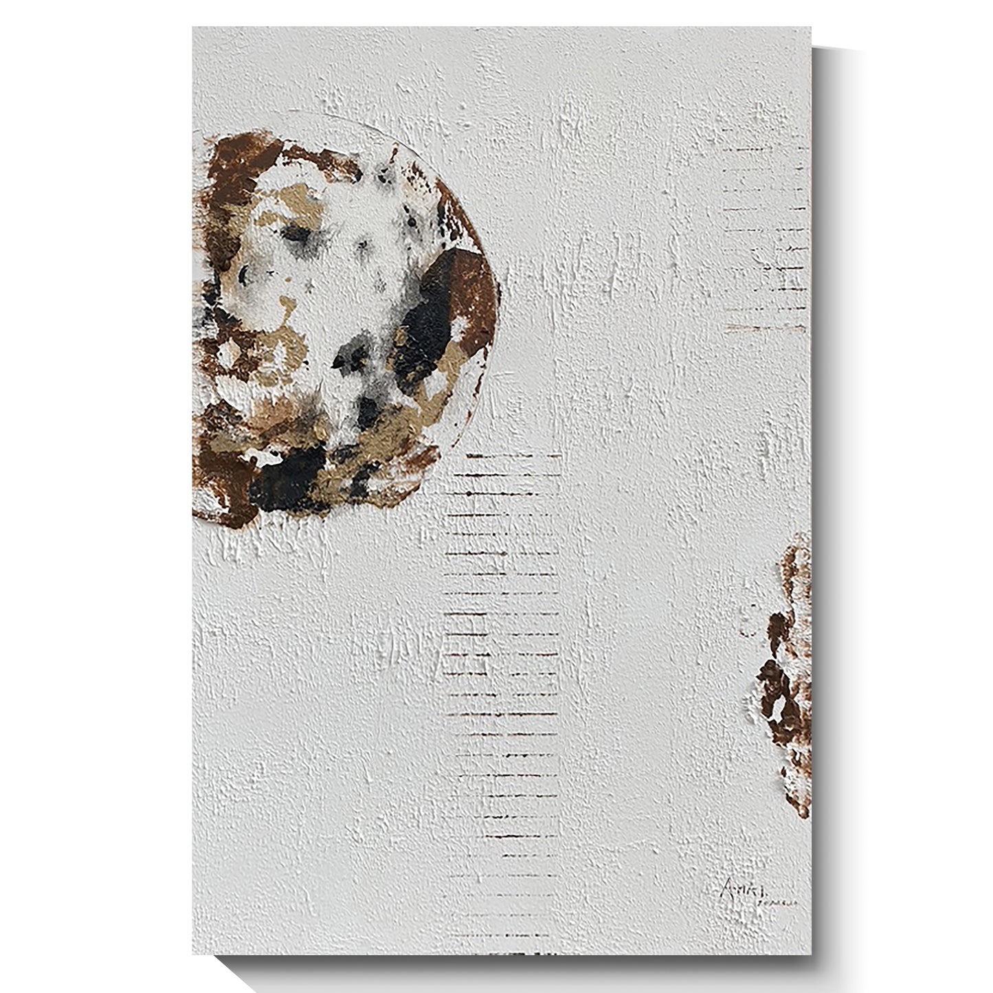 Modern abstract wall art, hand-painted oil painting