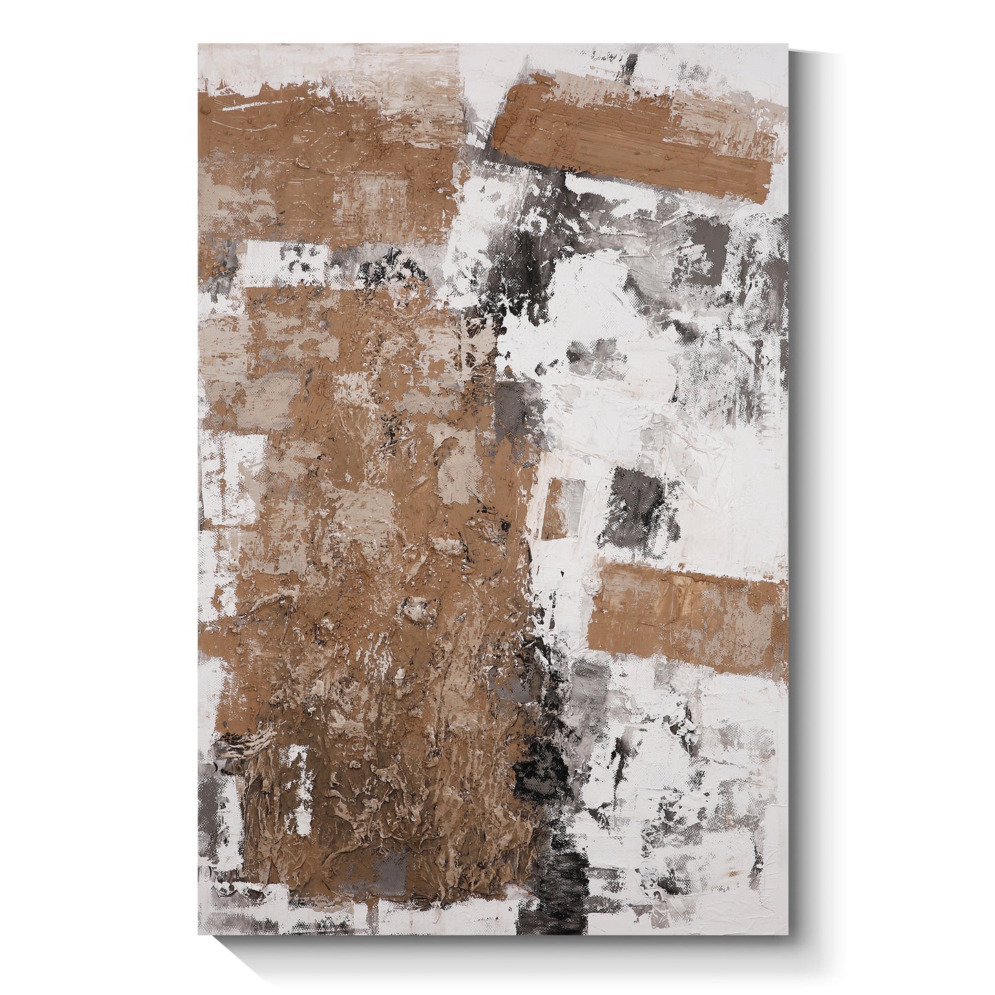 Modern abstract wall art, hand-painted oil painting