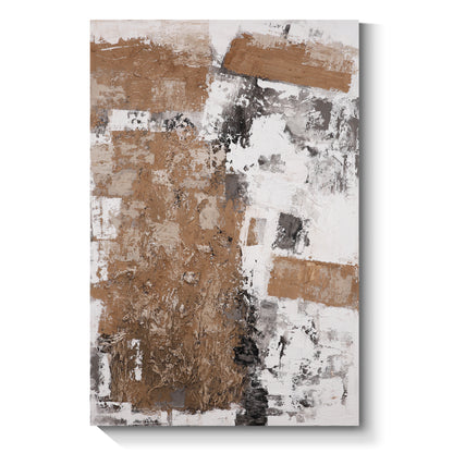 Modern abstract wall art, hand-painted oil painting