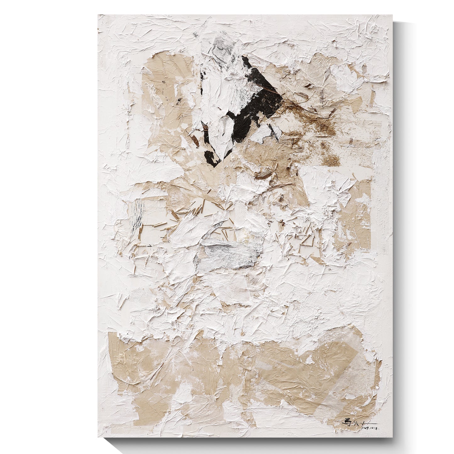 Modern abstract wall art, hand-painted oil painting