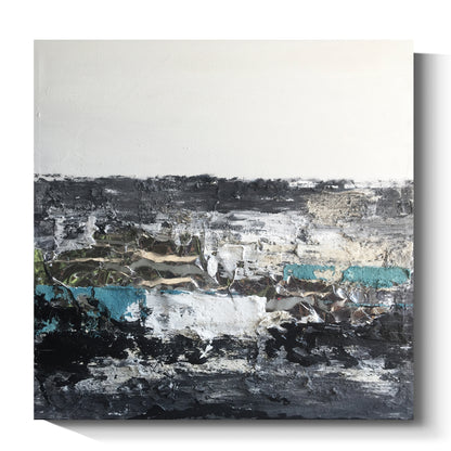 Modern abstract wall art, hand-painted oil painting