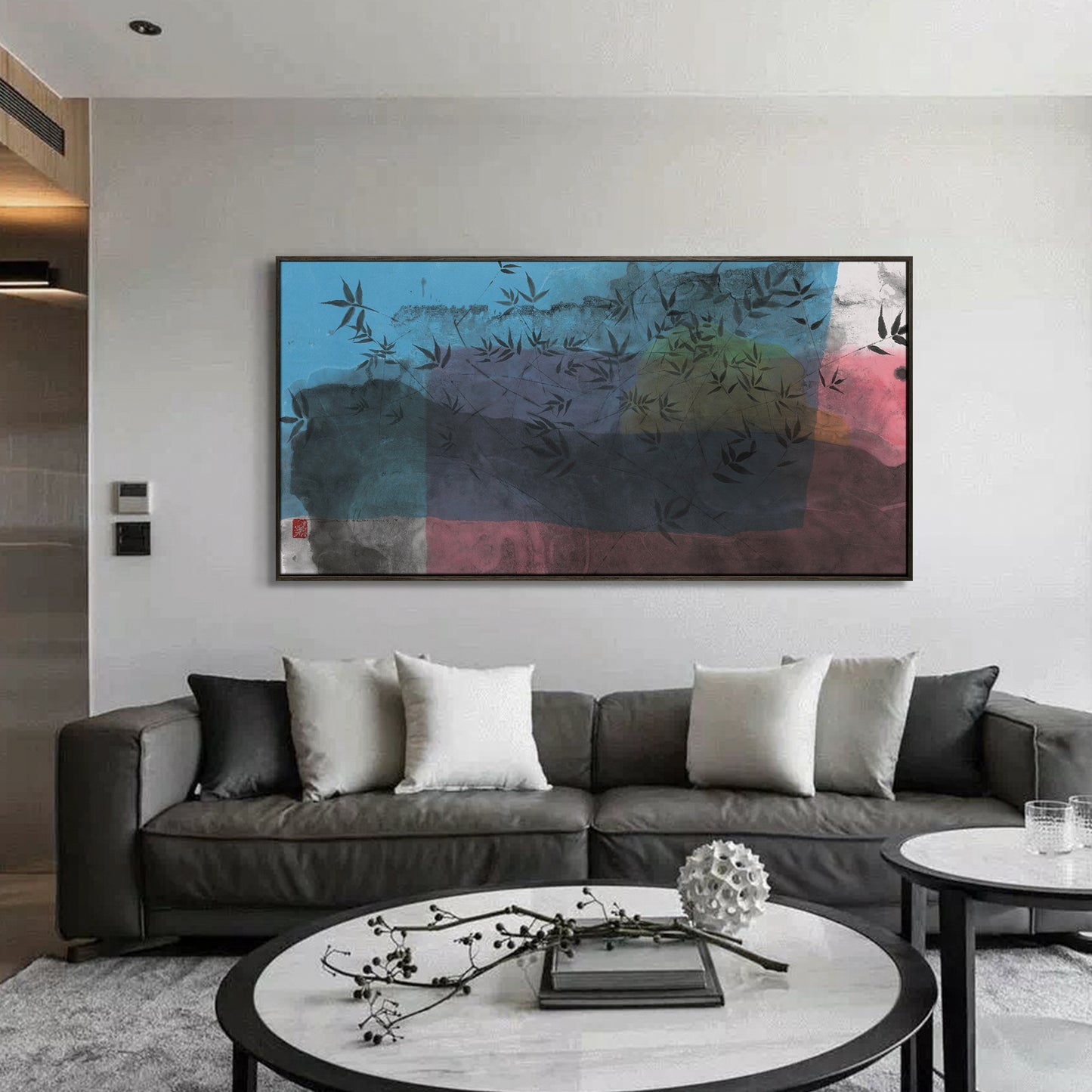 "Quiet Series 1" framed canvas prints