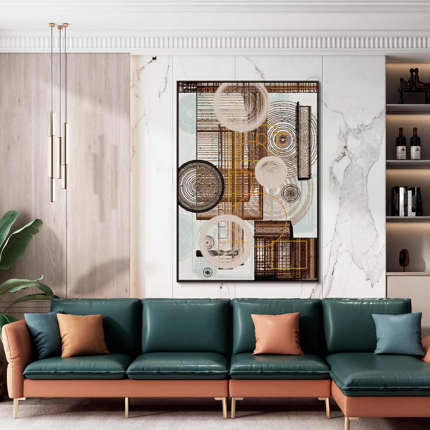 "geometry"hand-stretched canvas prints