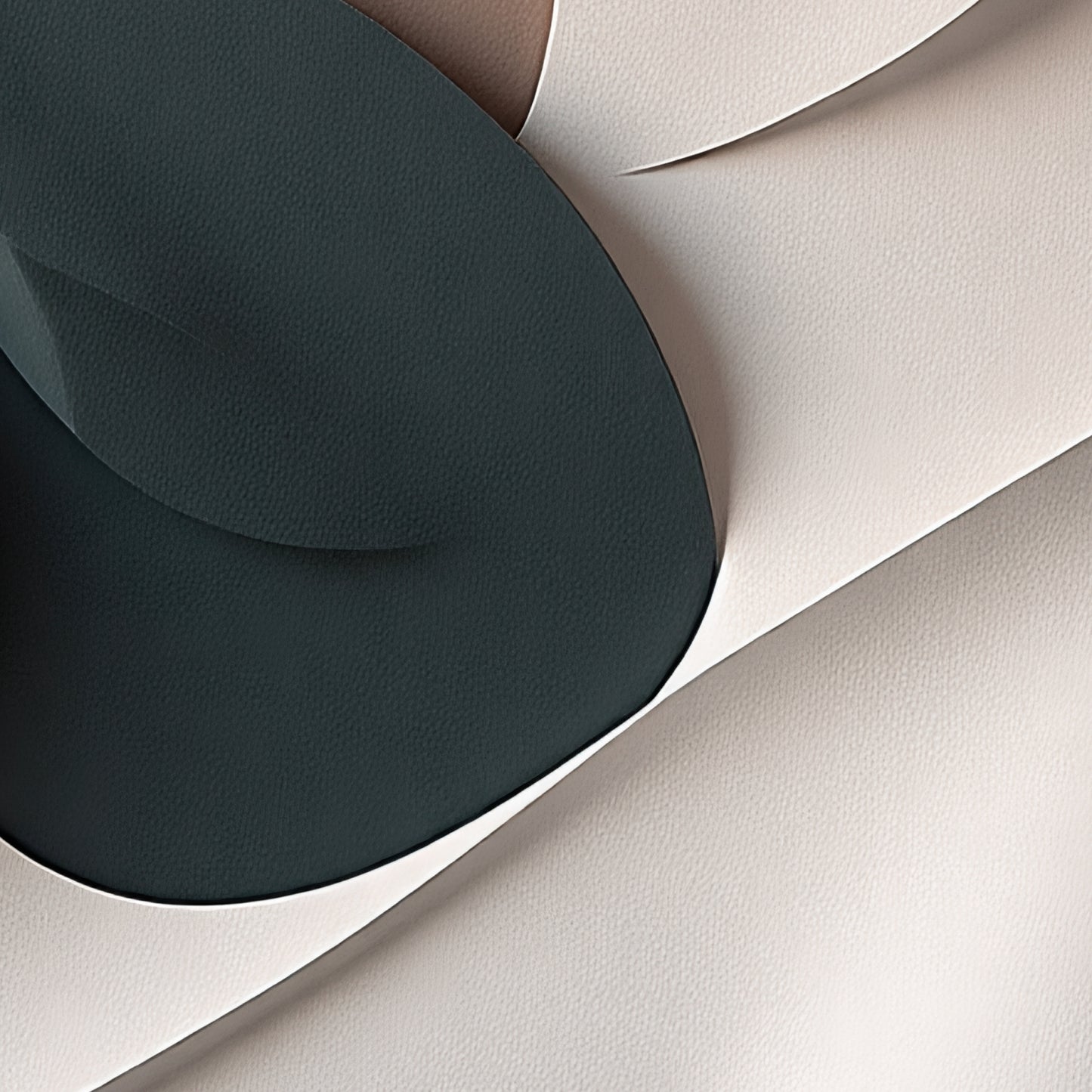 Beige and Brown Black Wall Sculptures, 3D Wood Wall Art, Minimalist Wall Hanging Home Decor