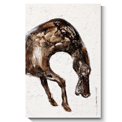 Modern abstract wall art, hand-painted oil painting