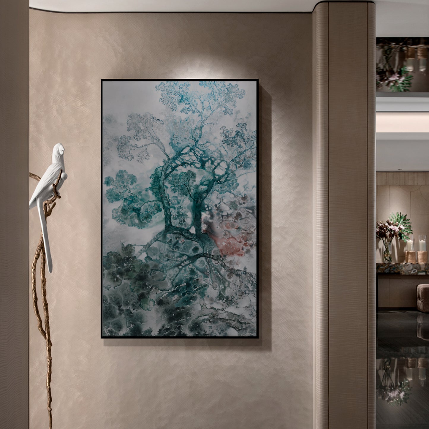 "Jungle Fantasia2"hand-stretched canvas framed prints