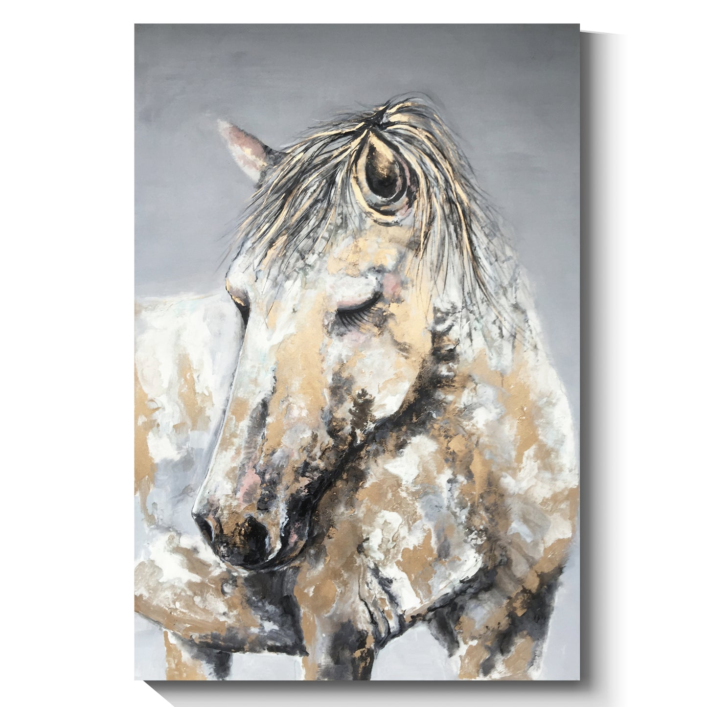 "The Steed" Hand drawn painting