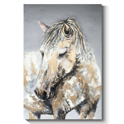 "The Steed" Hand drawn painting