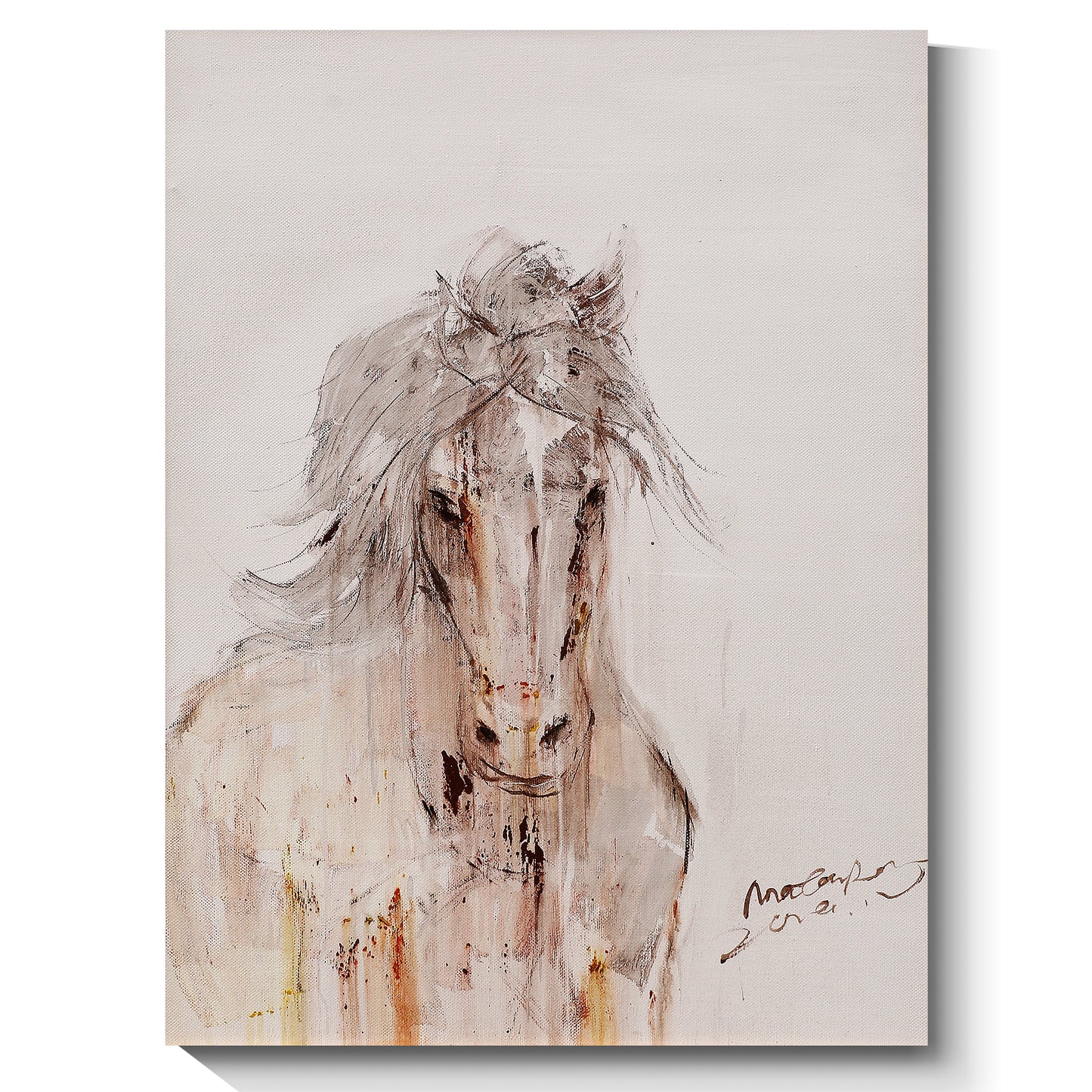 "The Steed 1" Hand painted