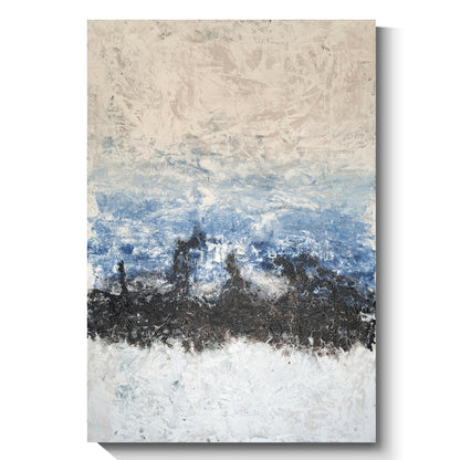 Modern abstract wall art, hand-painted oil painting