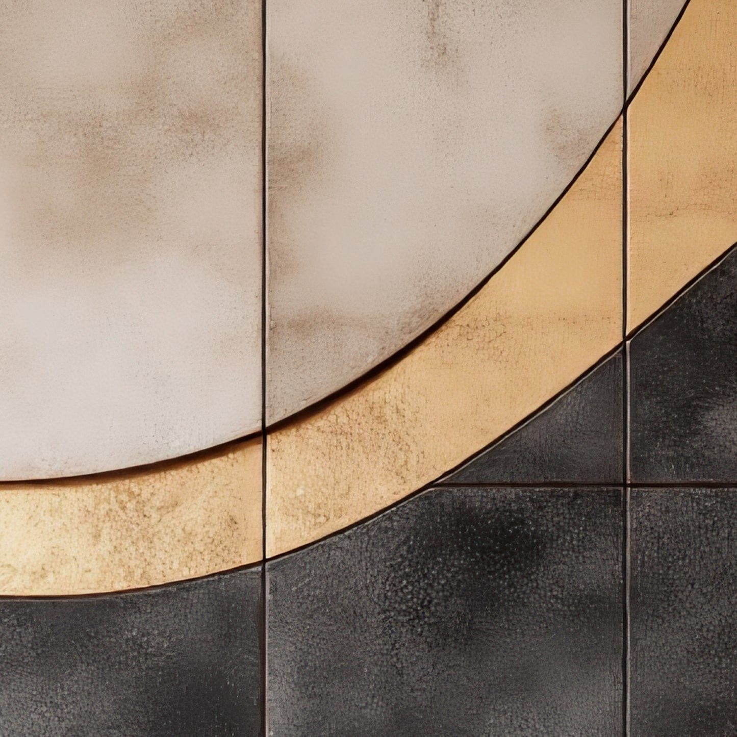 "Black gold" Wall Sculpture 3D Wood Wall Art