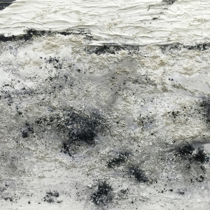 Banner modern abstract wall art, hand-painted oil painting