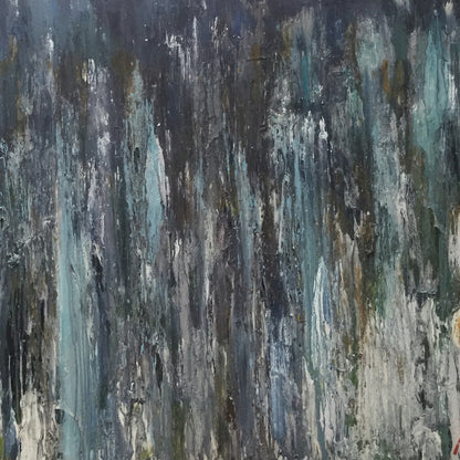 Modern abstract wall art, hand-painted oil painting