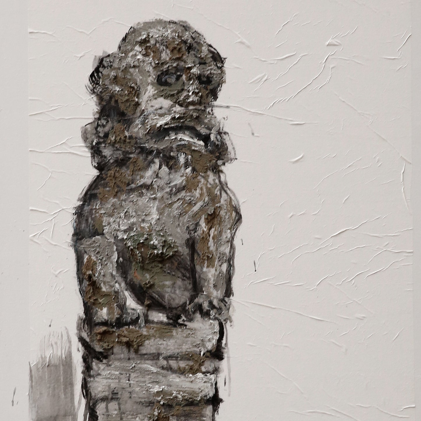 Modern abstract wall art, hand-painted oil painting