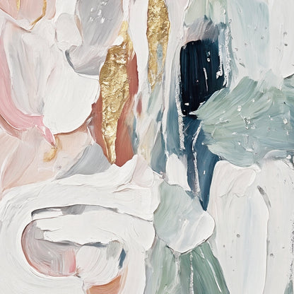 Modern abstract wall art, hand-painted oil painting