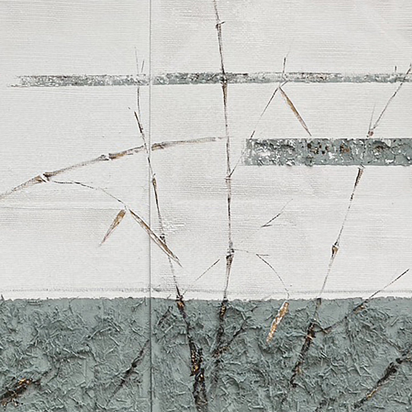 Banner modern abstract wall art, hand-painted oil painting