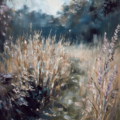 Modern abstract wall art, hand-painted oil painting