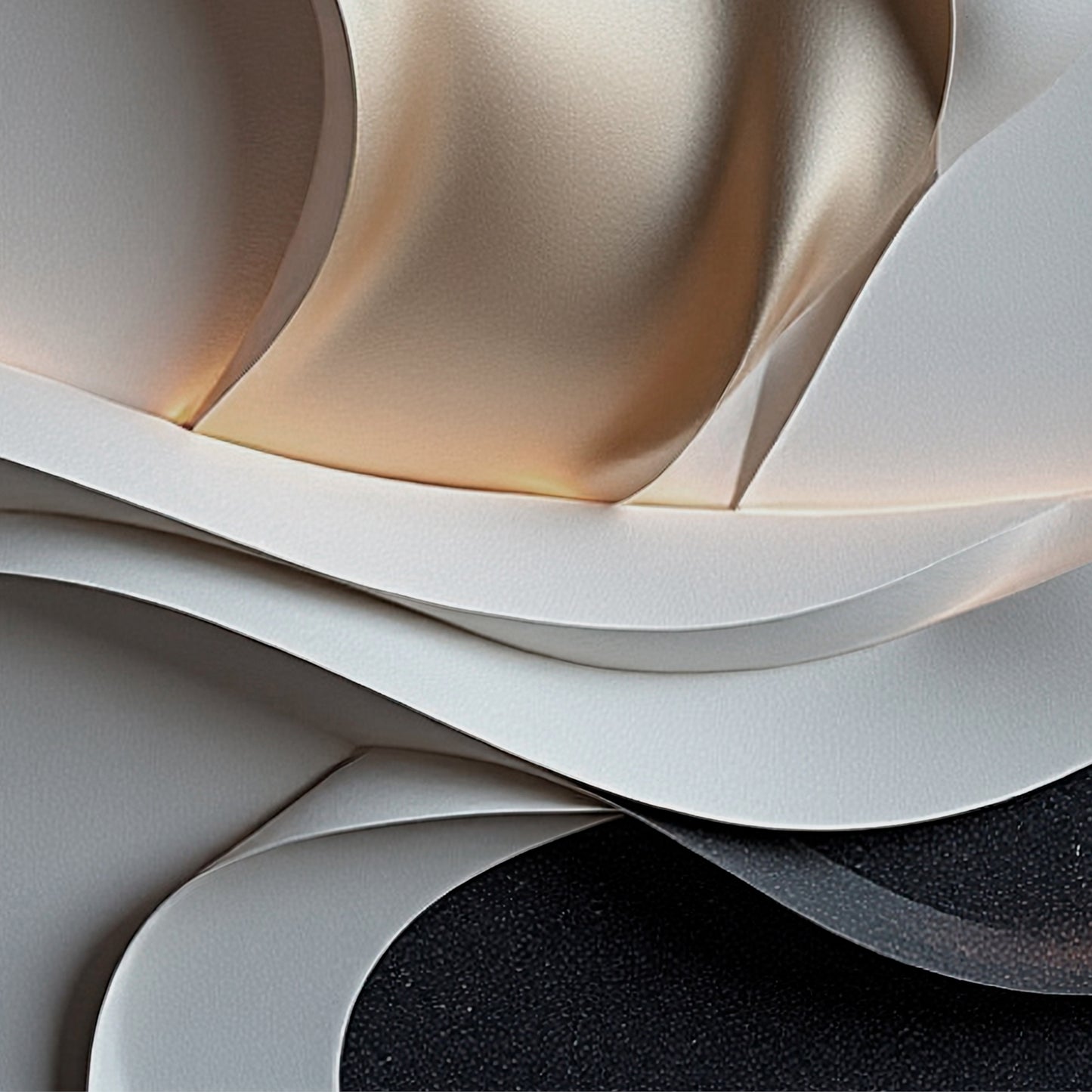 Beige, black and brown wall sculptures, 3D wooden wall art, simple wall-hung home decoration.