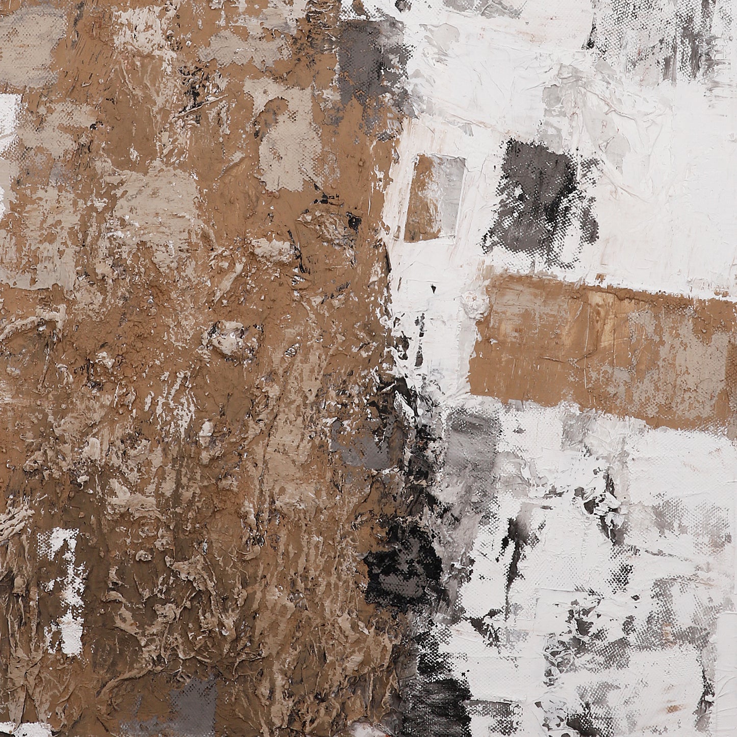 Modern abstract wall art, hand-painted oil painting