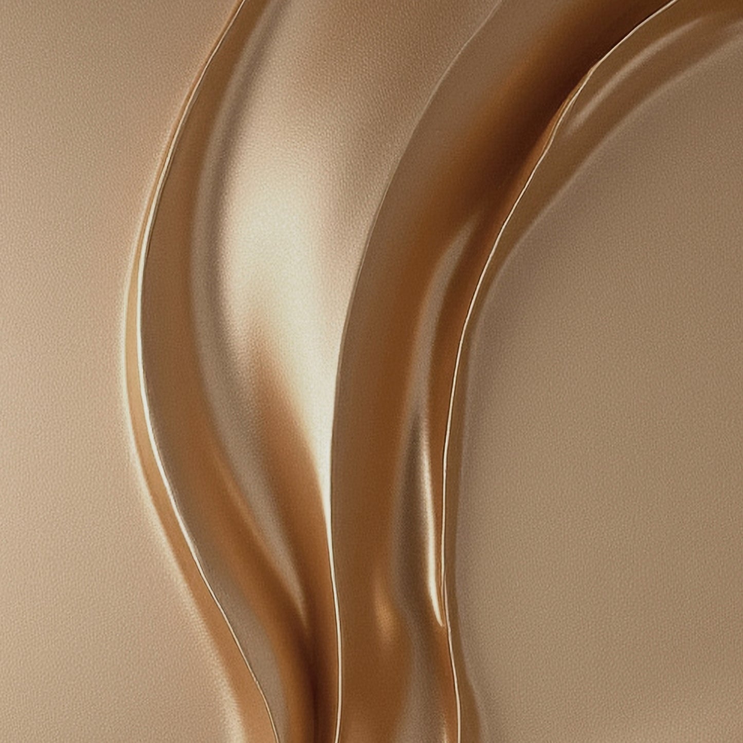 Light brown wall sculpture, 3D wooden wall art, simple wall-mounted home decoration.