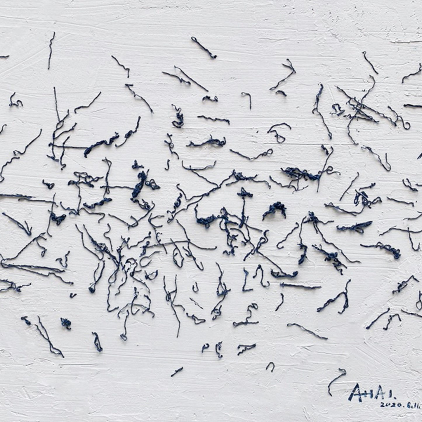 Modern abstract wall art, hand-painted oil painting