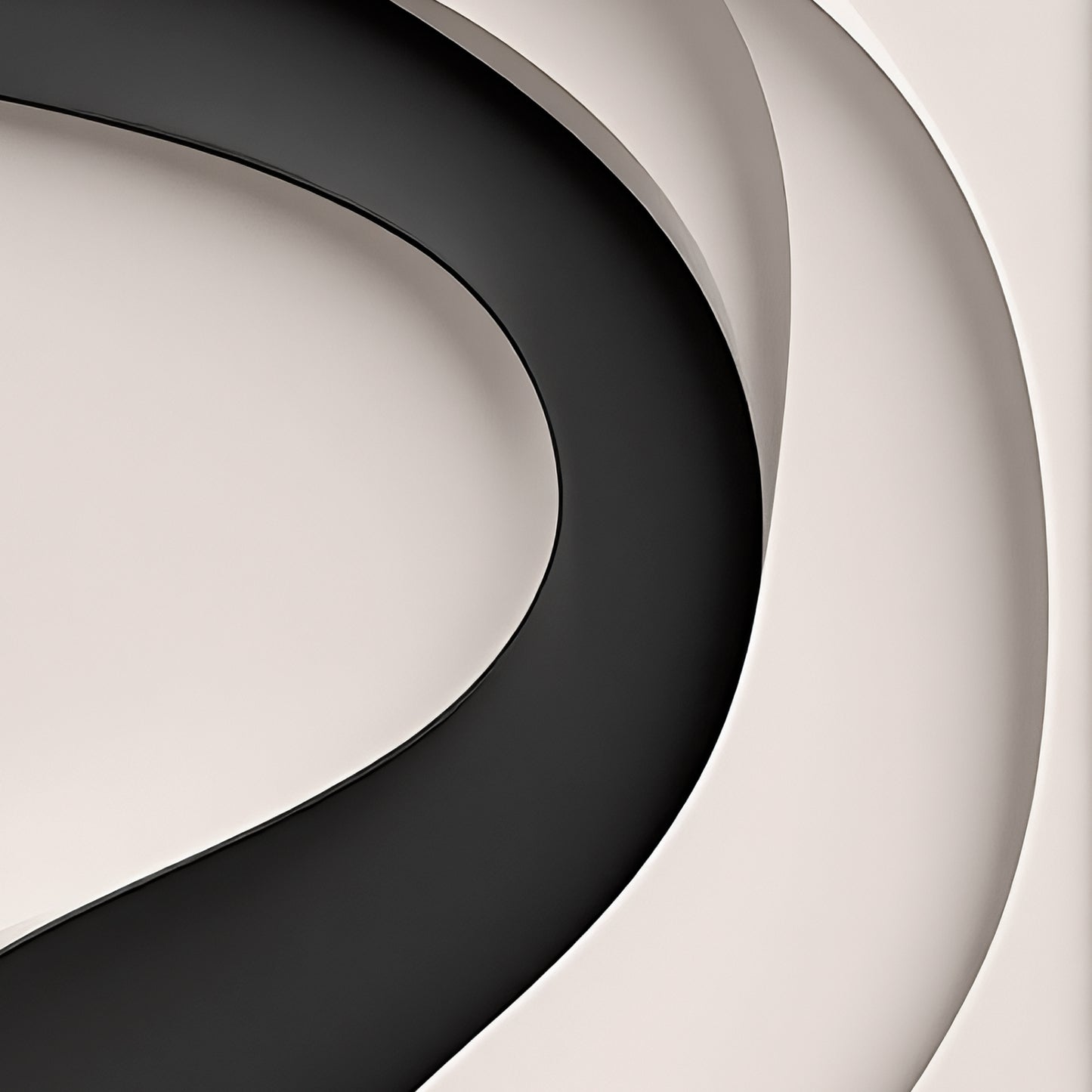 Beige and black Wall Sculptures, 3D Wood Wall Art, Minimalist Wall Hanging Home Decor