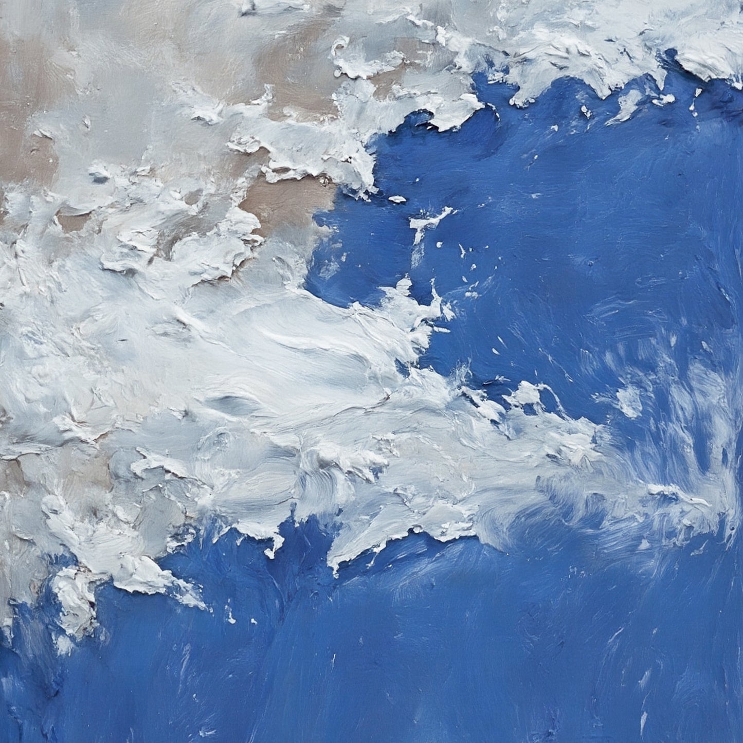 Modern abstract wall art, hand-painted oil painting