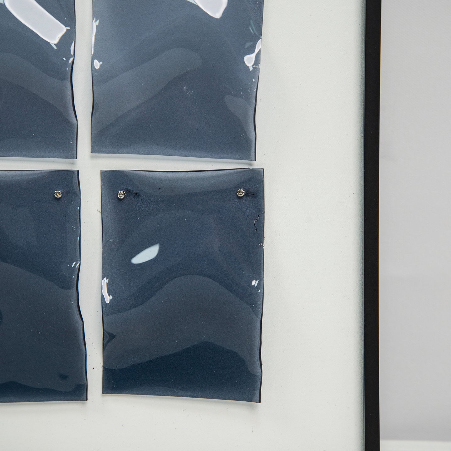 "Grey floating" 3D acrylic wall painting