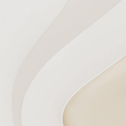 Beige and white wall sculptures, 3D wooden wall art, simple wall-mounted home decoration.