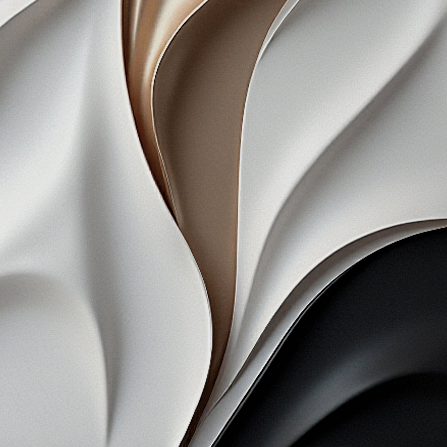 Gray, black and brown wall sculptures, 3D wooden wall art, simple wall decoration.