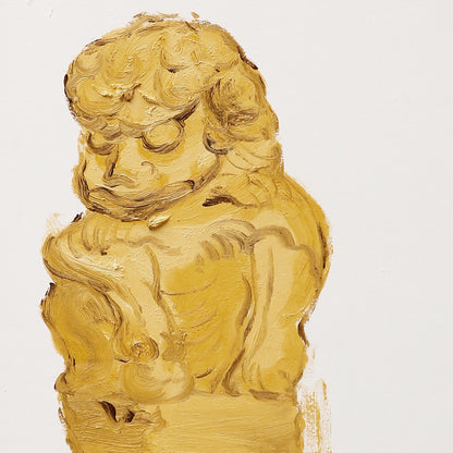 Modern abstract wall art, hand-painted oil painting