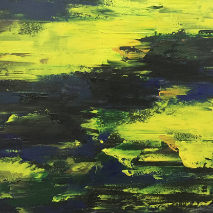 Modern abstract wall art, hand-painted oil painting