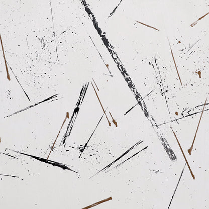 Banner modern abstract wall art, hand-painted oil painting