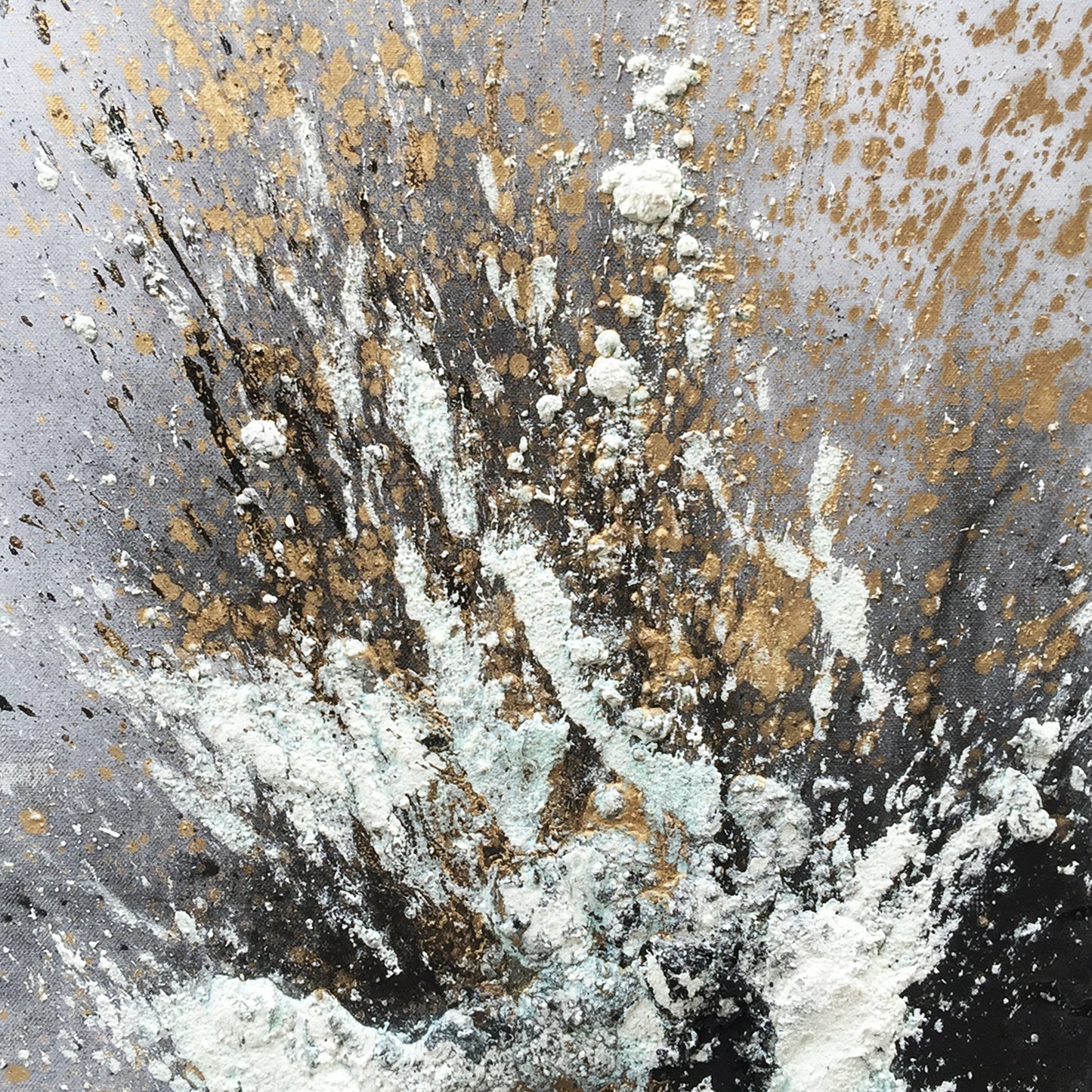 Modern abstract wall art, hand-painted oil painting