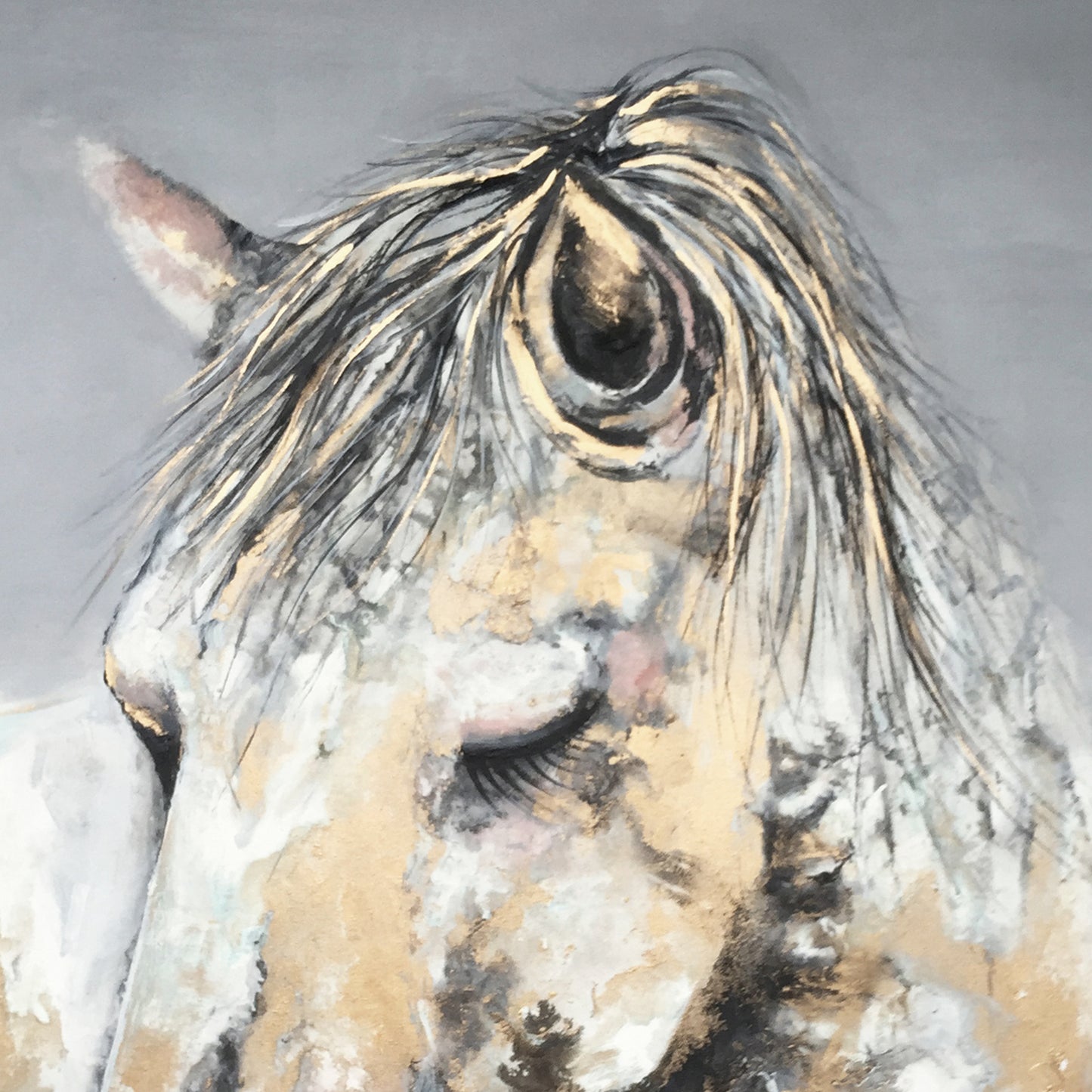 "The Steed" Hand drawn painting