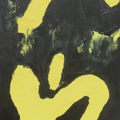 Modern abstract wall art, hand-painted oil painting