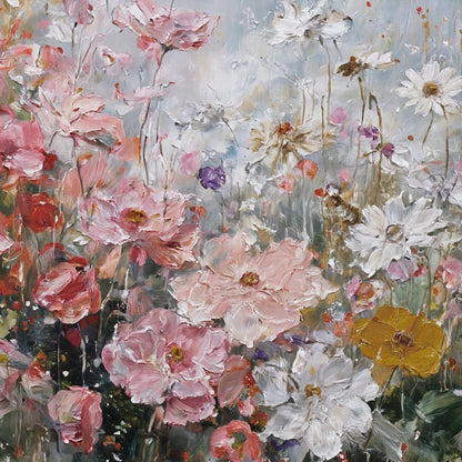 Modern abstract wall art, hand-painted oil painting