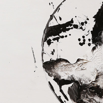 Modern abstract wall art, hand-painted oil painting