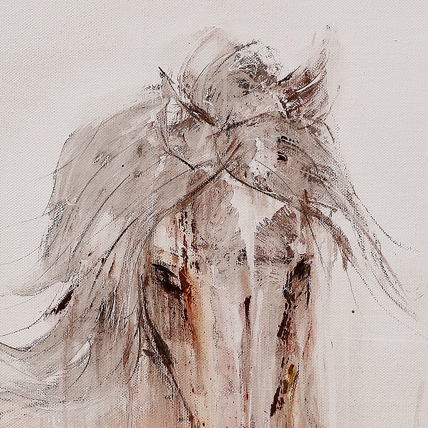 "The Steed 1" Hand painted