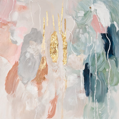 Modern abstract wall art, hand-painted oil painting