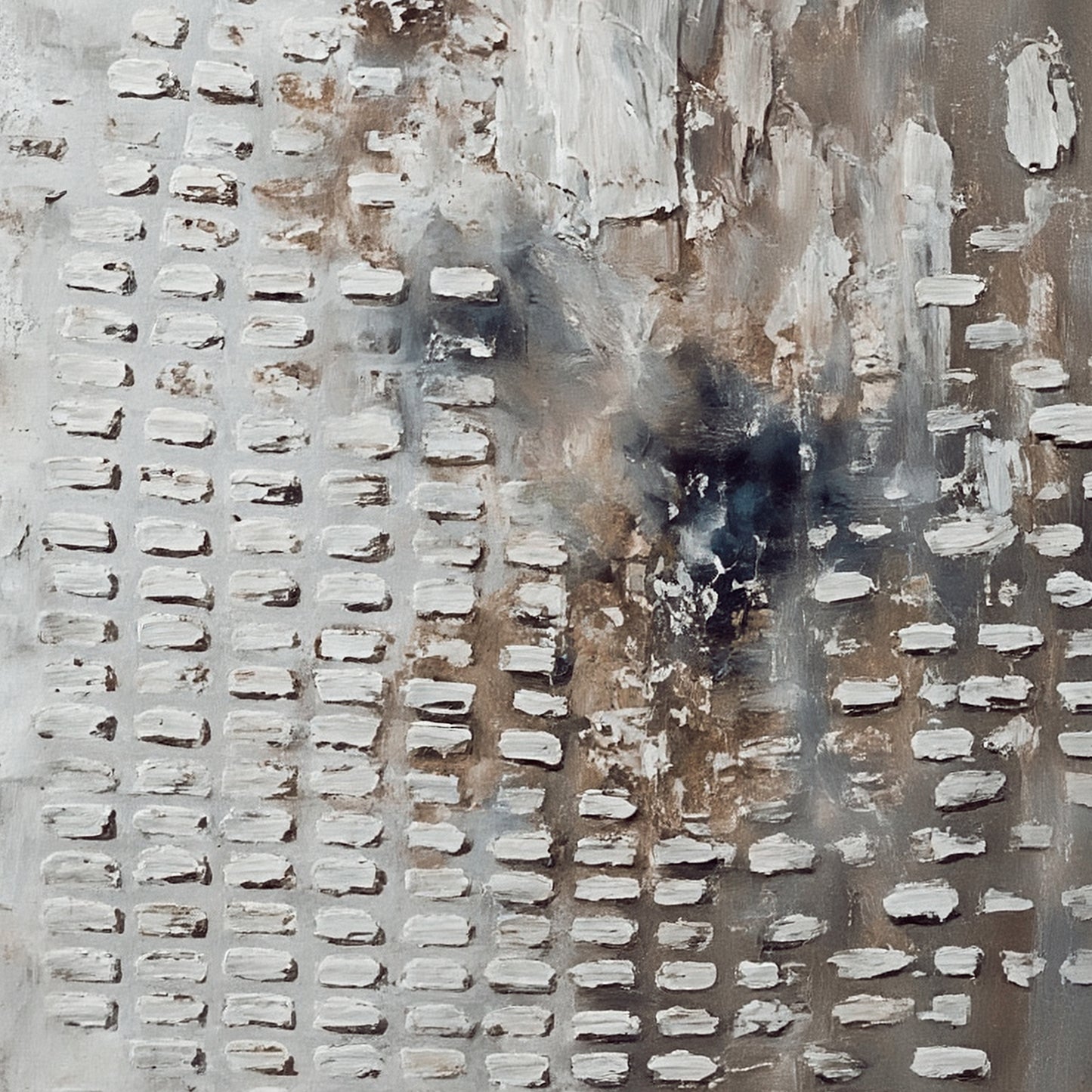 Modern abstract wall art, hand-painted oil painting