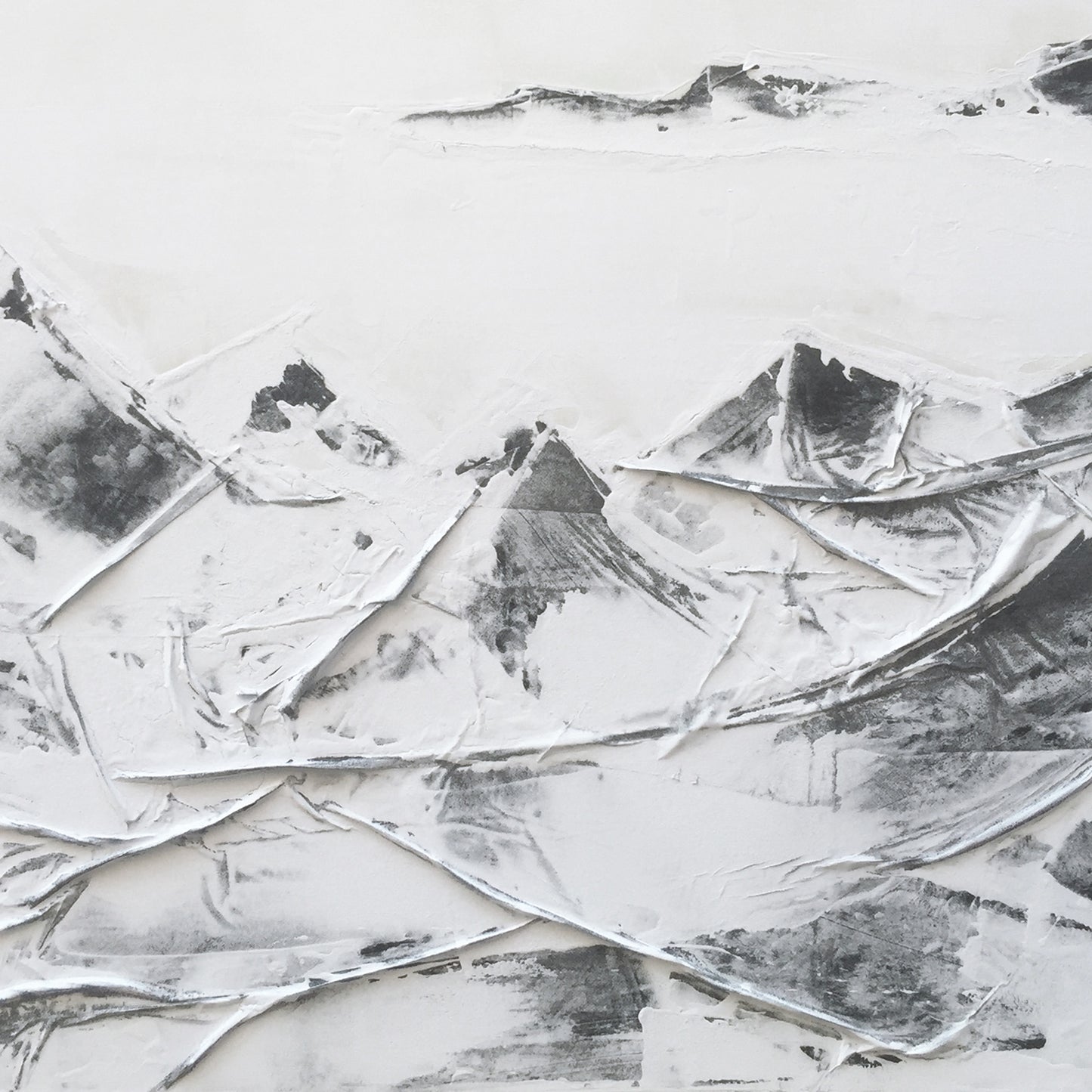 Banner modern abstract wall art, hand-painted oil painting