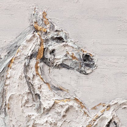 Original animal hand drawn oil painting